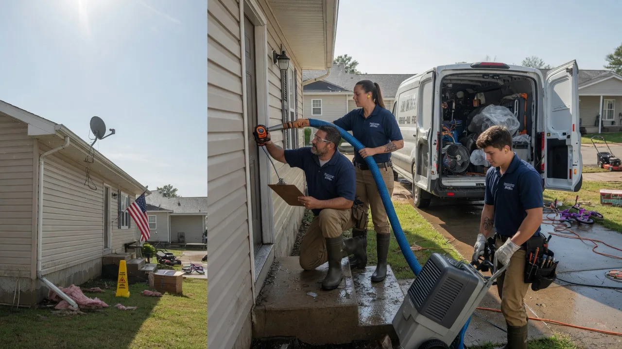 Ceiling Water Damage Restoration in Ponca City, OK near me